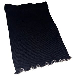 Zara Knit Beaded Mini Skirt